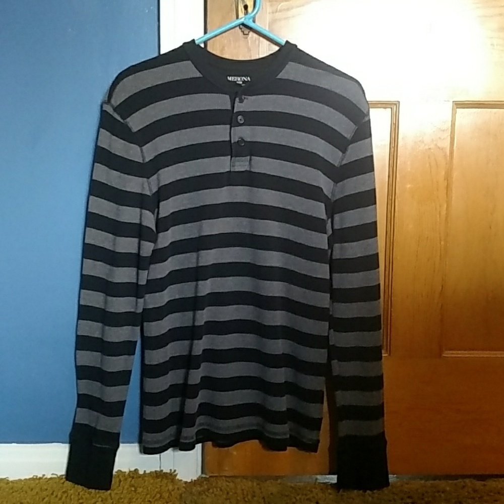 Merona striped long sleeve shirt